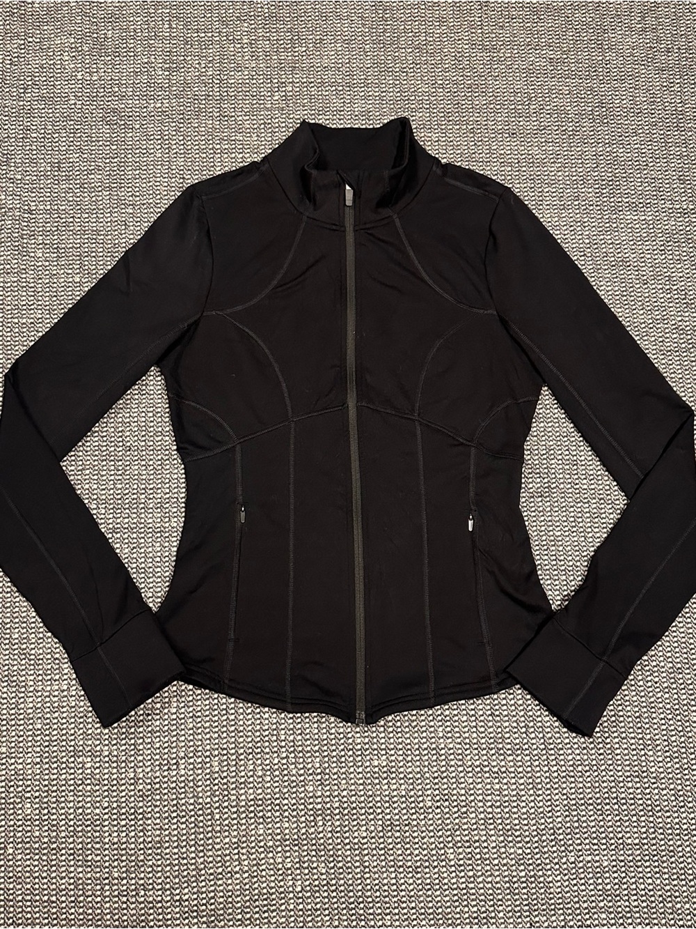 Fabletics Black Zip-Up Jacket